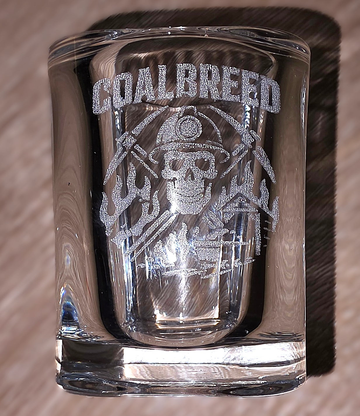 Coalbreed Laser Engraved Shot Glass